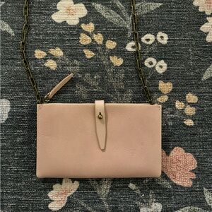 Madewell Pink Leather Crossbody